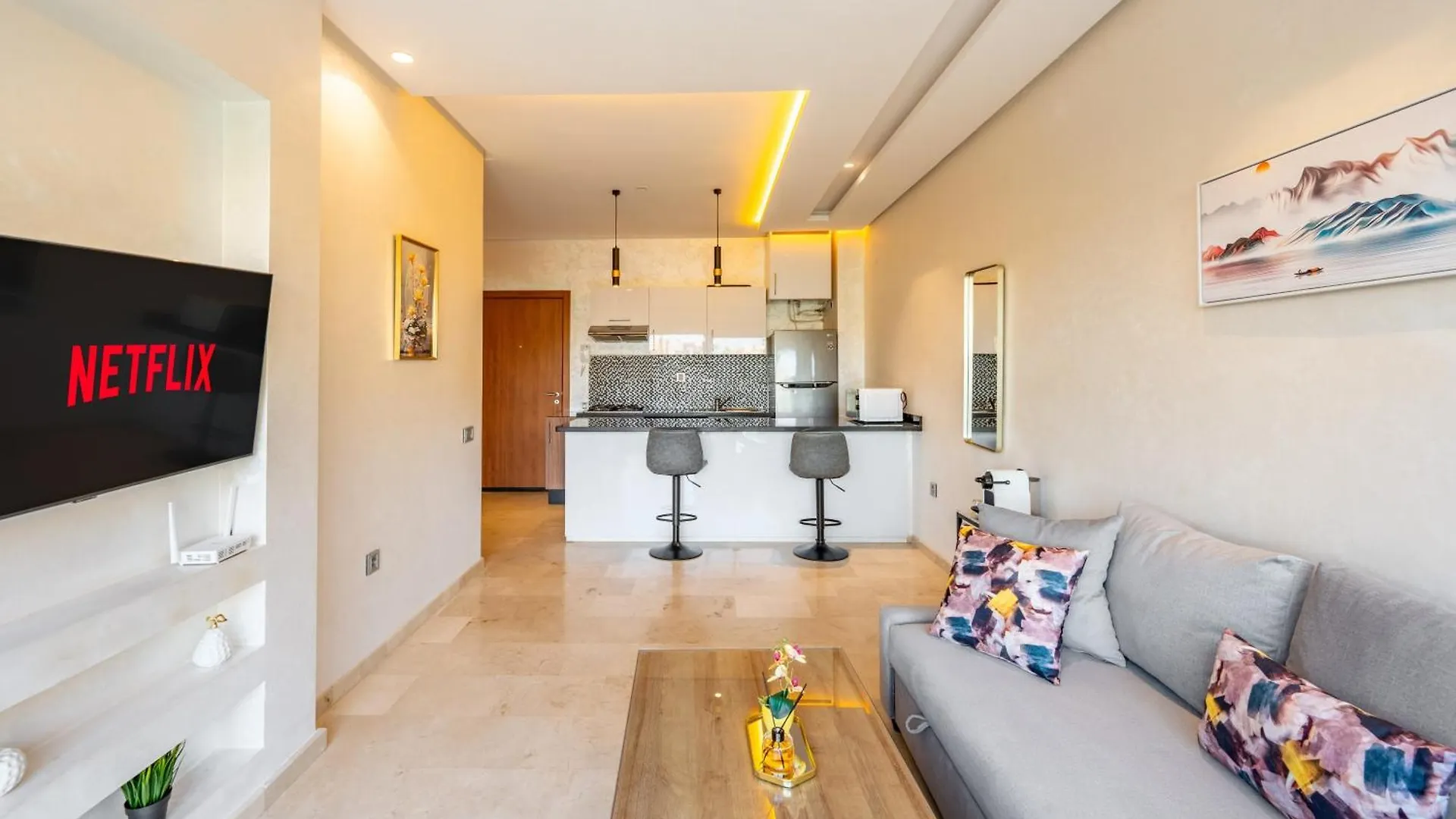 Relax Front Of Pool - Golf- Fiber Optic Apartment Marrakesh