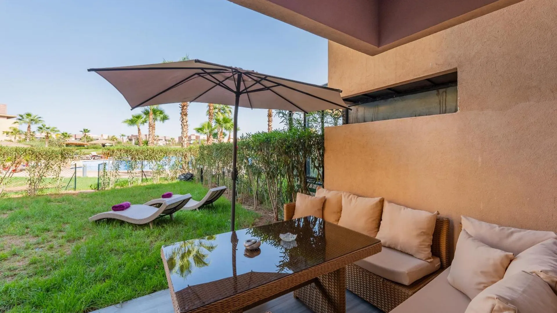 Relax Front Of Pool - Golf- Fiber Optic Apartment Marrakesh