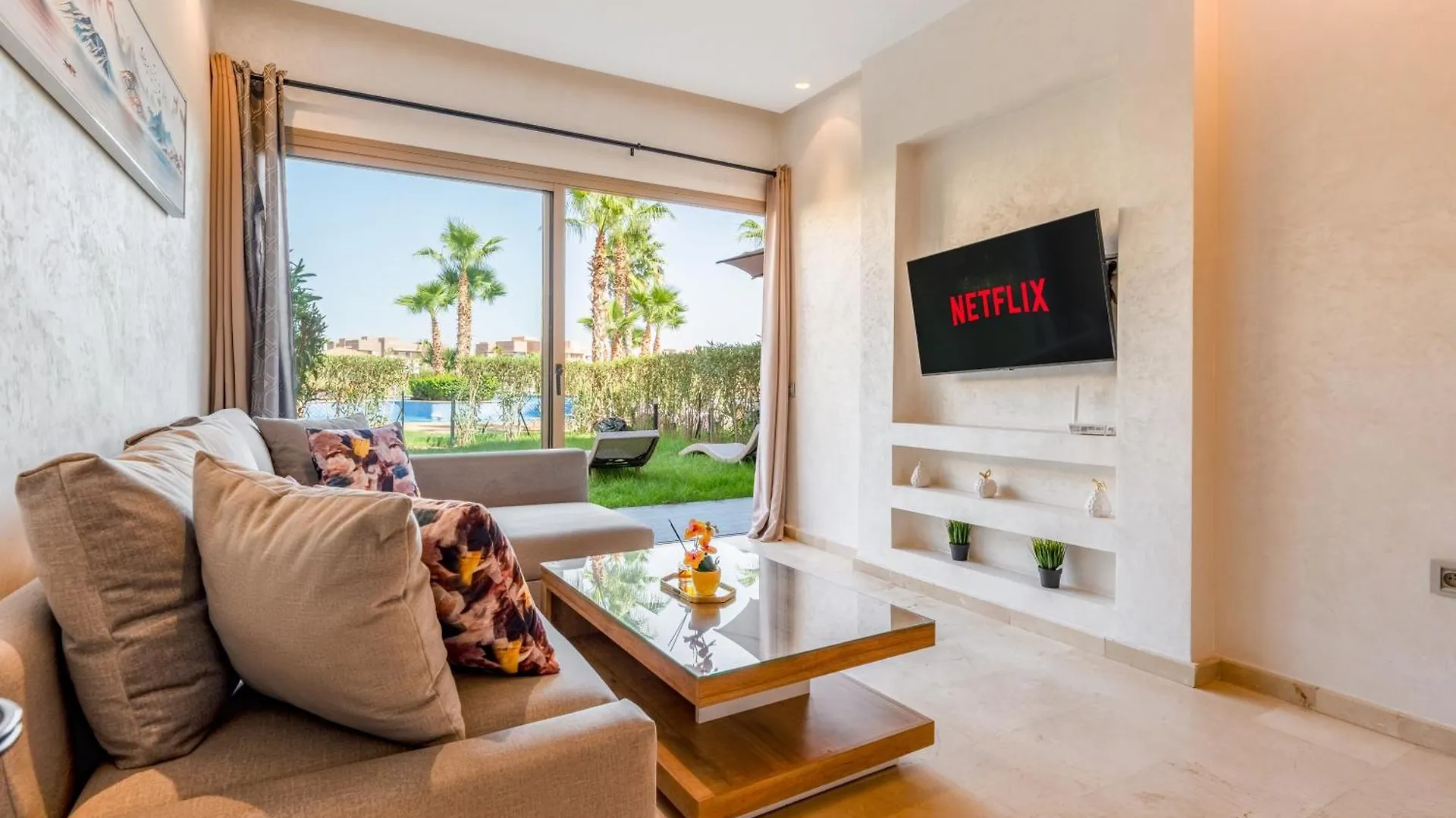 Relax Front Of Pool - Golf- Fiber Optic Apartment Marrakesh
